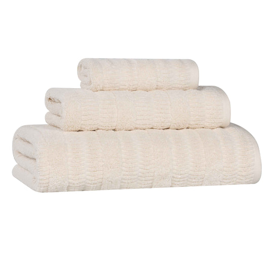 Superior "Mika" Cotton 3-Piece Towel Set
