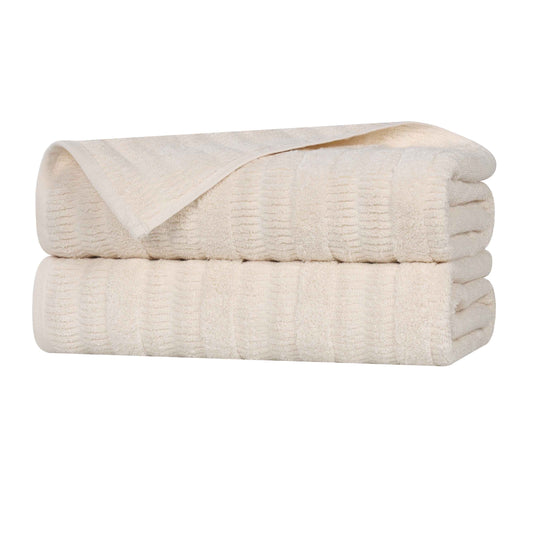 Superior "Mika" Cotton Set of 2 Bath Towels
