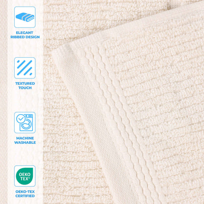 Superior "Milo" Smart Twist Viscose Cotton Blend 6-Piece Towel Set