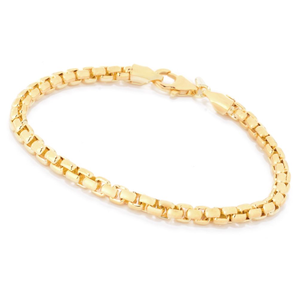 Toscana Italiana 18K Gold Plated Box Chain Bracelet