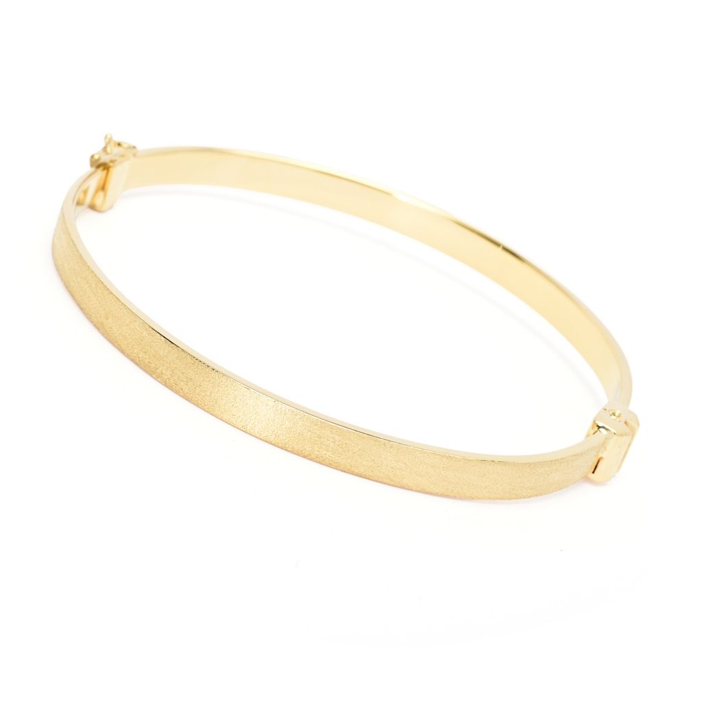 Toscana Italiana 18K Gold Plated Reversible Bangle Bracelet