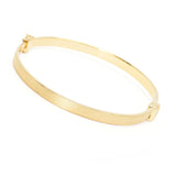 Toscana Italiana 18K Gold Plated Reversible Bangle Bracelet