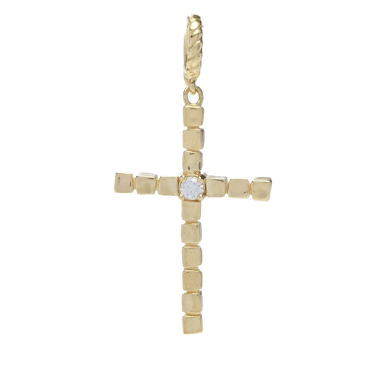Passport to Turkey Gold Plated Mosaic Gemstone Cross Pendant