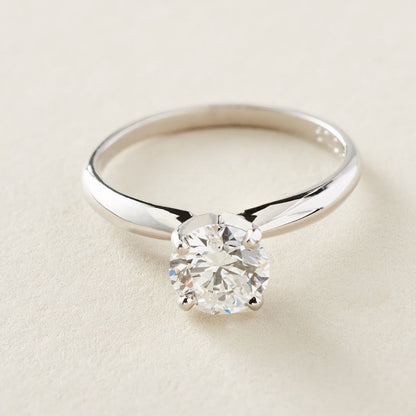 Peace Jewelers 14K Gold 1.00ctw Solitaire Lab-Grown Diamond Ring