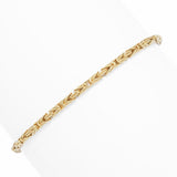 Passport to Turkey Gold Plated Byzantine Chain Bracelet