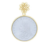 Passport to Turkey Gold Plated Turkish Lira Coin Pendant