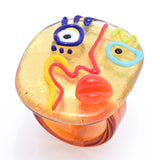 Il Murano Mosaic Murano Glass Portrait Ring
