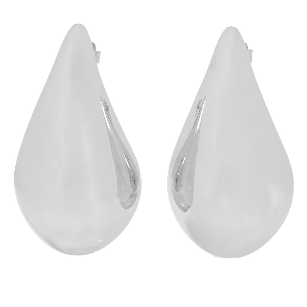 Toscana Italiana 18K Gold Plated Electroform Teardrop Earrings