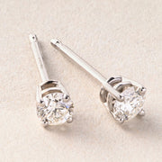 Peace Jewelers 14K Gold 0.25ctw Lab-Grown Diamond Stud Earrings