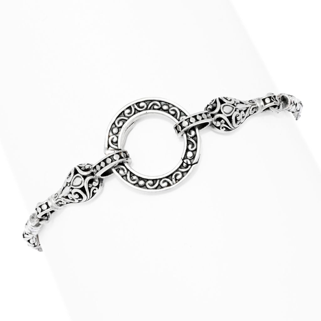 Samuel B. Sterling Silver Byzantine Chain Bracelet