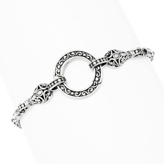 Samuel B. Sterling Silver Byzantine Chain Bracelet
