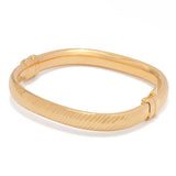 Toscana Italiana 18K Gold Plated Choice of Finish Bangle Bracelet