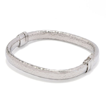 Toscana Italiana 18K Gold Plated Choice of Finish Bangle Bracelet