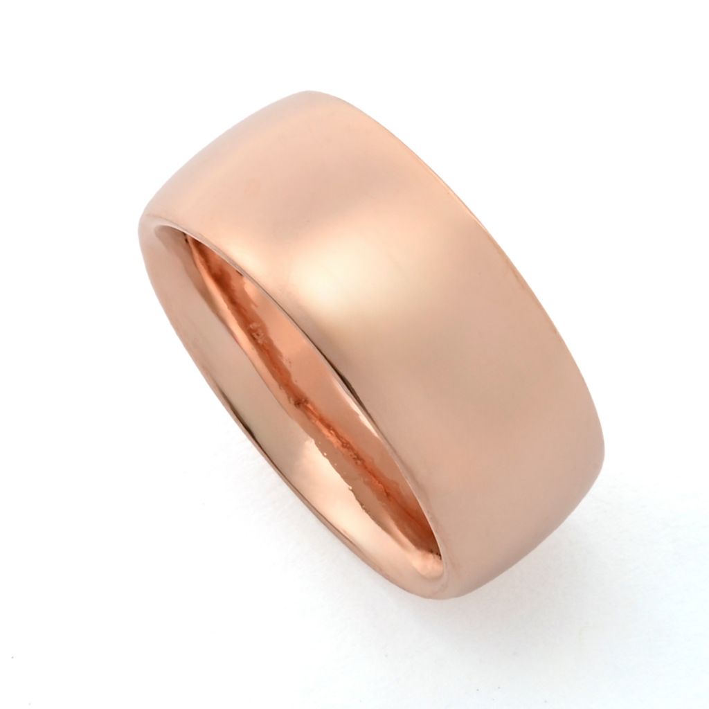 Toscana Italiana 18K Gold Plated High Polished Band Ring