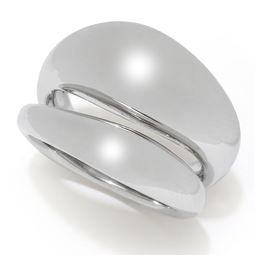 Toscana Italiana 18K Gold Plated Double Row Ring