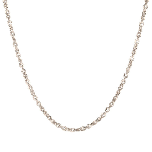 Toscana Italiana Platinum Plated Double Rolo Link Necklace