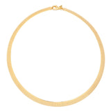 Toscana Italiana 18K Gold Plated Reversible Tubogas Necklace