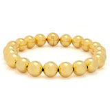 Toscana Italiana 18K Gold Plated Beaded Magnetic Clasp Bracelet