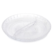 Waterford Crystal Meg 9.5" Wedge Cut Divided Dish
