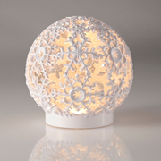 At Home 6.5" Winter Scene LED Spinning Water Snow Globe