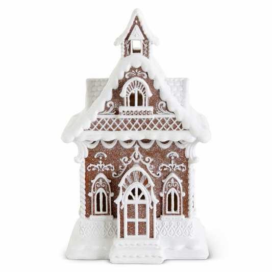 At Home 13.75" LED Gingerbread House