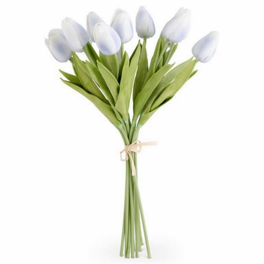 13.5" Real Touch 12 Stem Tulip Bundle
