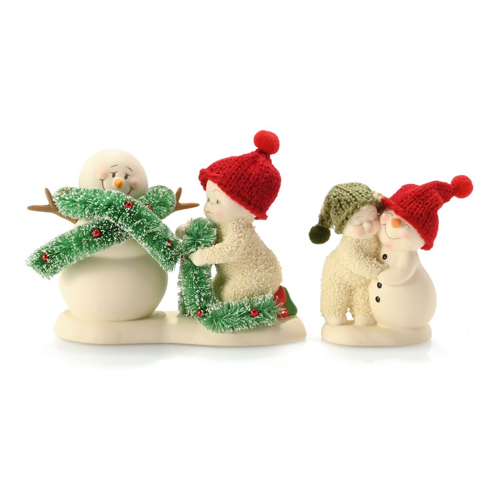 Department 56 Snowbabies Hand-Painted Porcelain Figurine & Ornament Snowman Bundle