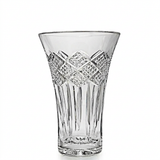 House of Waterford 8" Crystal Cliffs of Moher Strawberry-Cut Vase
