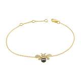 Sabrina Designs 14K Gold 0.20ctw Diamond Bumble Bee Bracelet