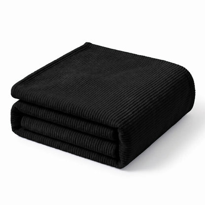Superior "Kacey" Ribbed Ultra-Soft Fluffy 
Fleece Blanket