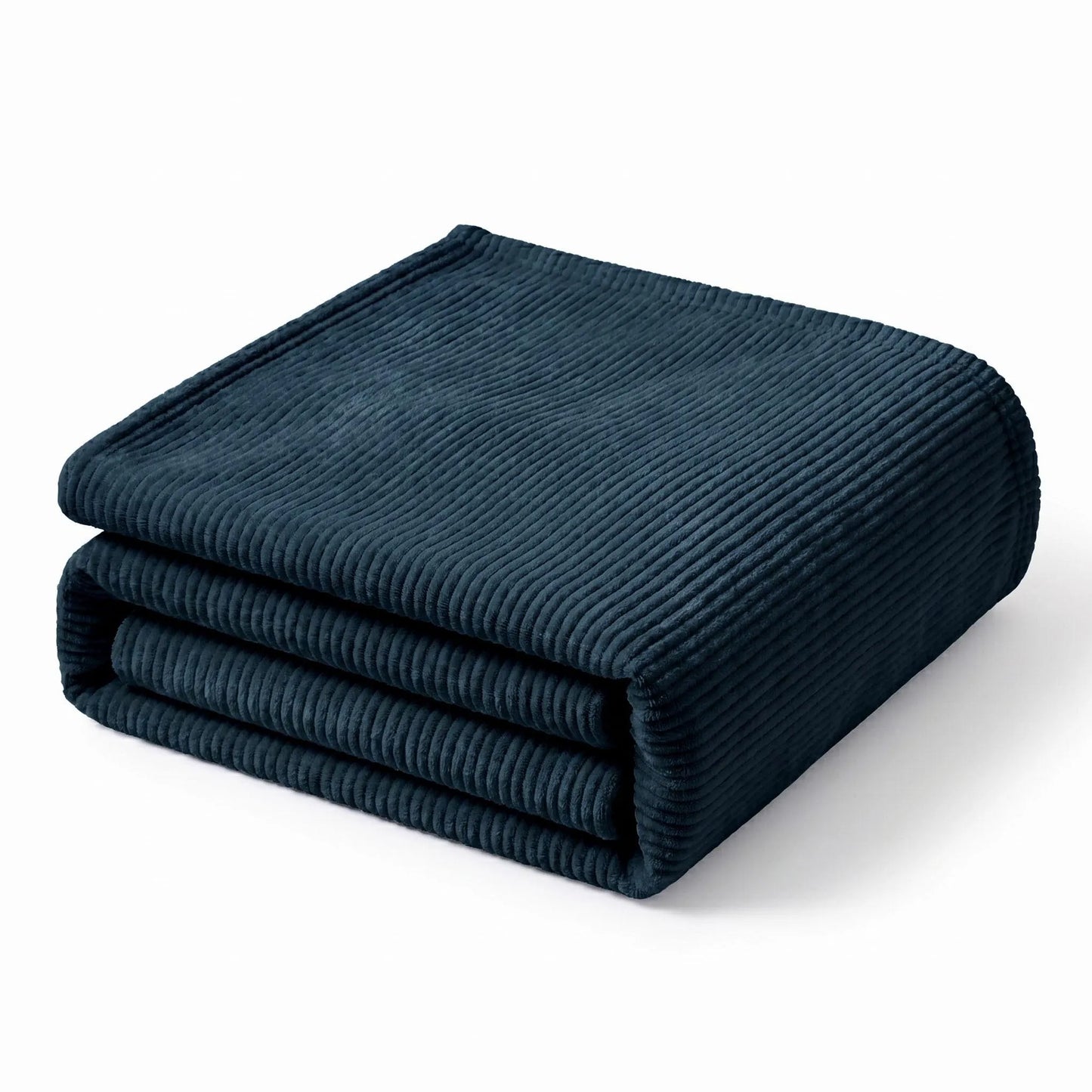 Superior "Kacey" Ribbed Ultra-Soft Fluffy 
Fleece Blanket
