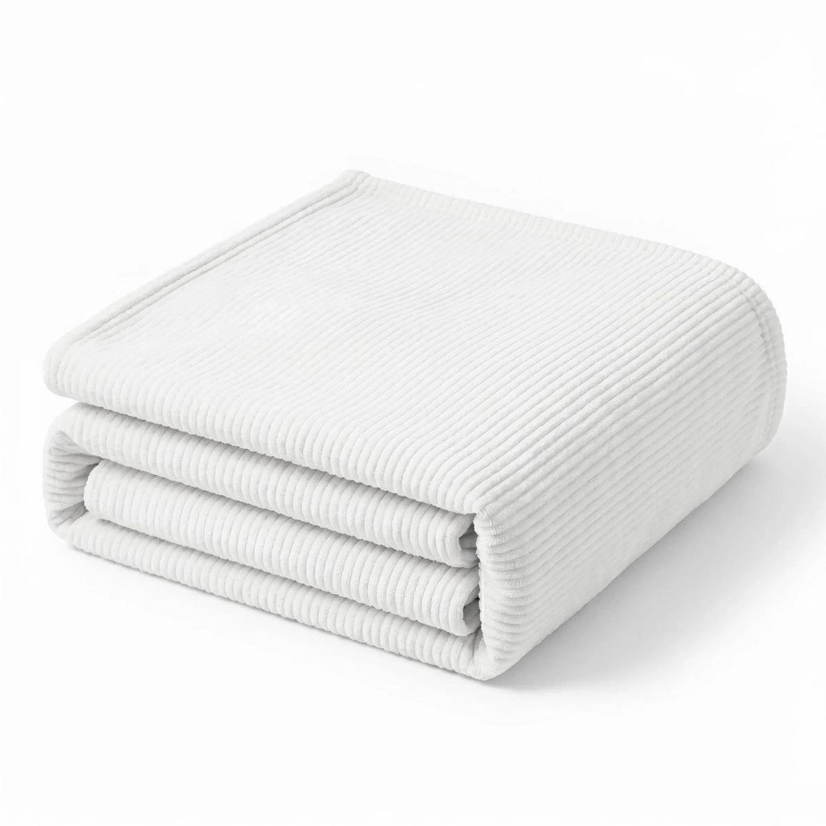 Superior "Kacey" Ribbed Ultra-Soft Fluffy 
Fleece Blanket