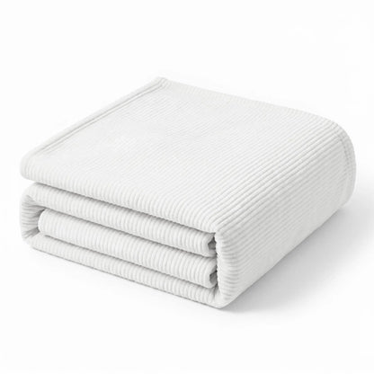 Superior "Kacey" Ribbed Ultra-Soft Fluffy 
Fleece Blanket