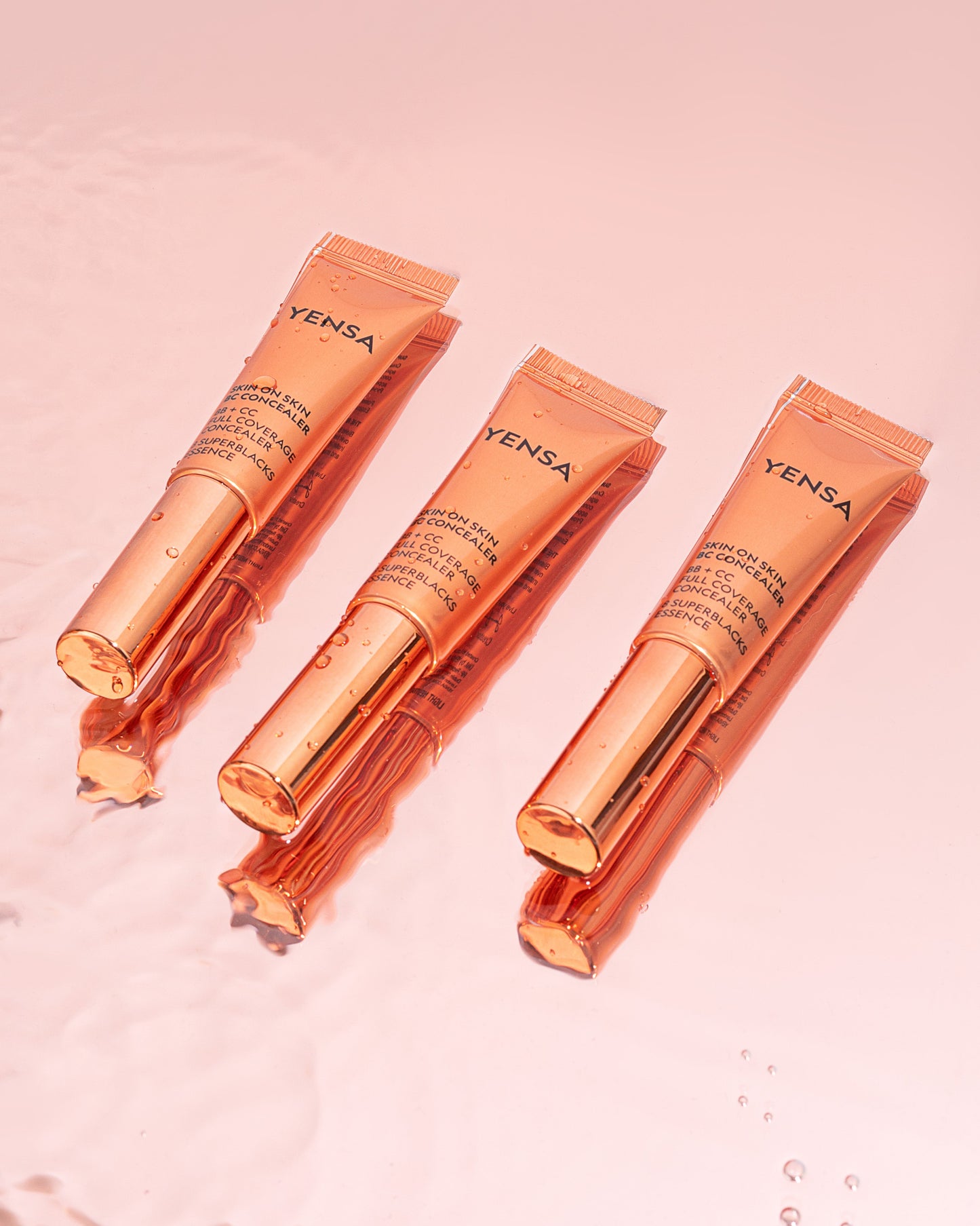 YENSA Skin On Skin BB & CC Full Coverage Hyaluronic Serum Concealer 0.34oz