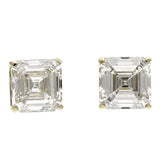 Peace Jewelers 14K Gold Asscher-Cut Lab-Grown Diamond Stud Earrings