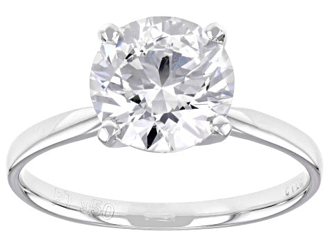 Peace Jewelers Platinum Choice of Carat Lab-Grown Diamond Solitaire Ring