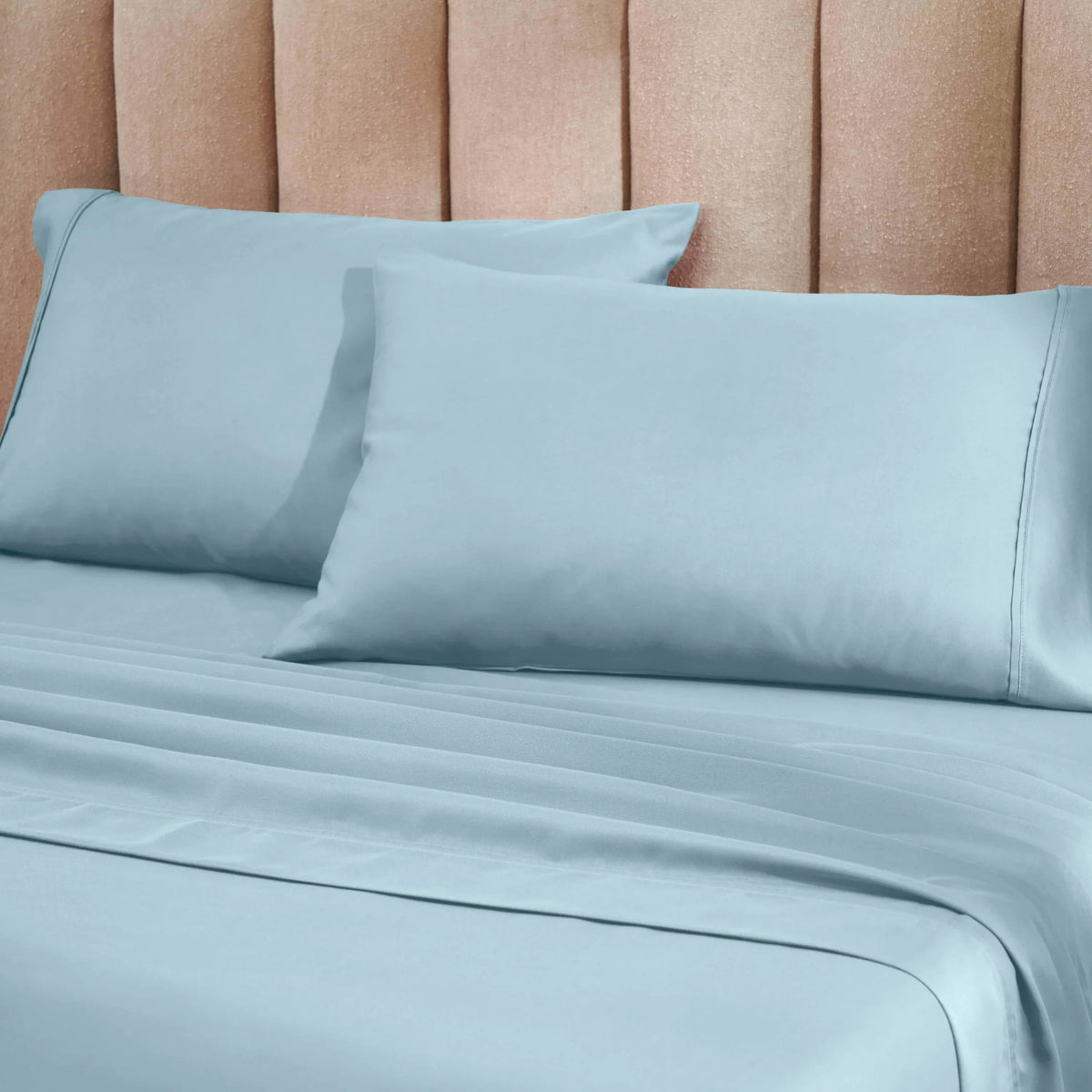 Superior 1200 Thread Count Cotton Blend Deep Pocket Solid 4-Piece Sheet Set