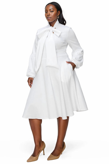 L I V D Women's Plus Size Bekah Flare Pocket Dress
