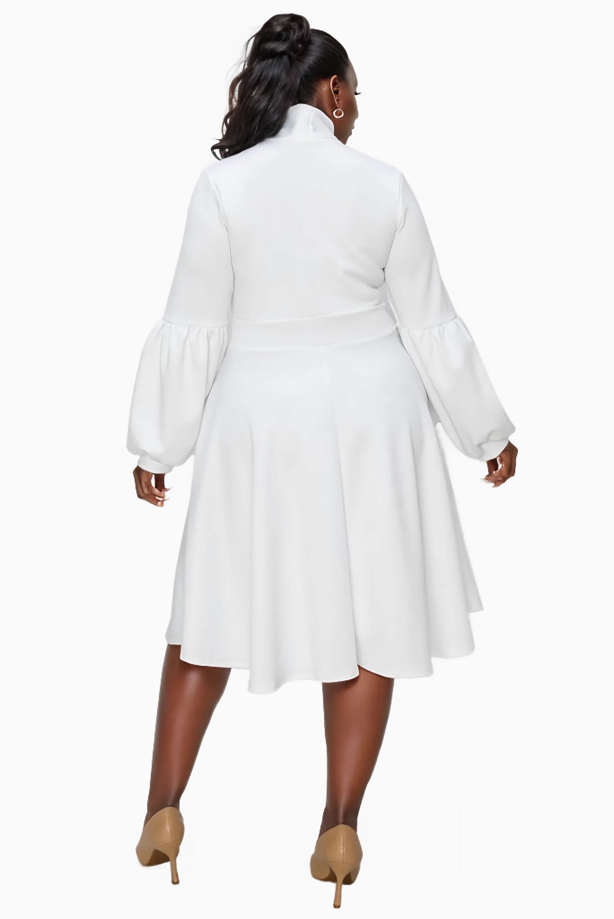 L I V D Women's Plus Size Bekah Flare Pocket Dress