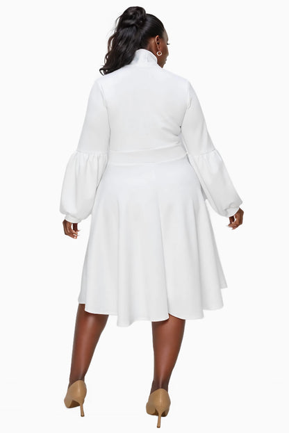 L I V D Women's Plus Size Bekah Flare Pocket Dress