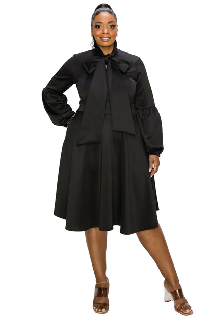 L I V D Women's Plus Size Bekah Flare Pocket Dress