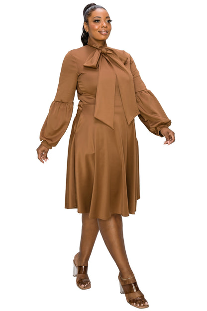 L I V D Women's Plus Size Bekah Flare Pocket Dress