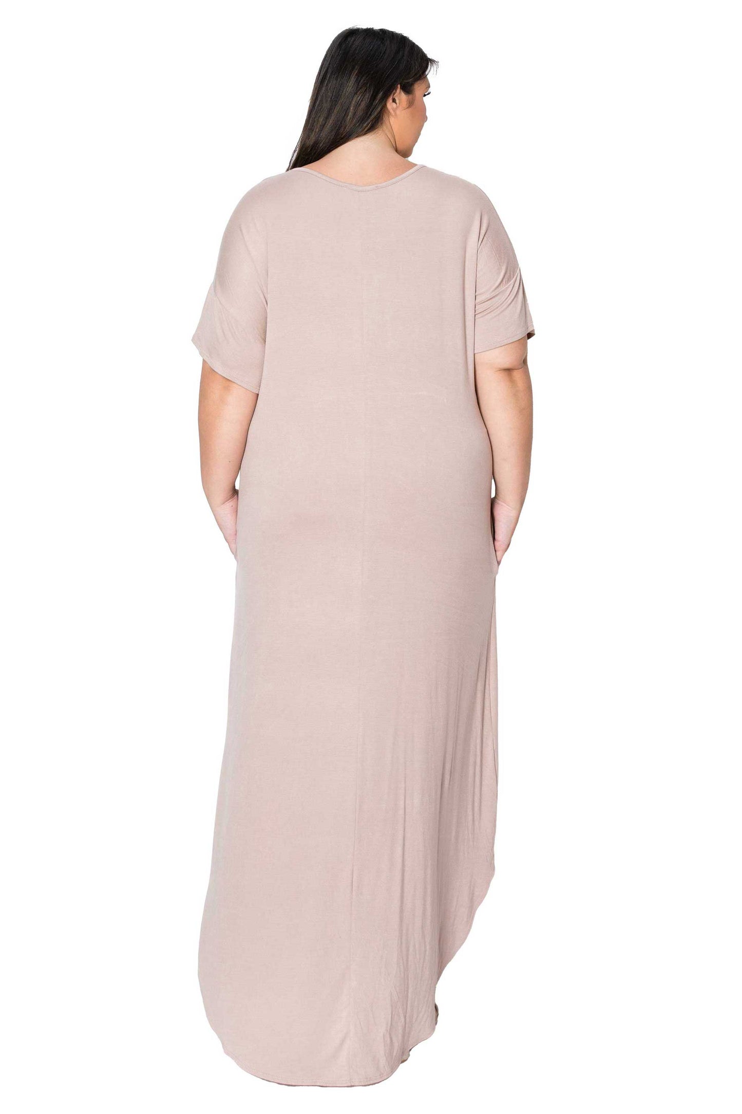 L I V D Women's Plus Size Scarlett Maxi Pocket Dress