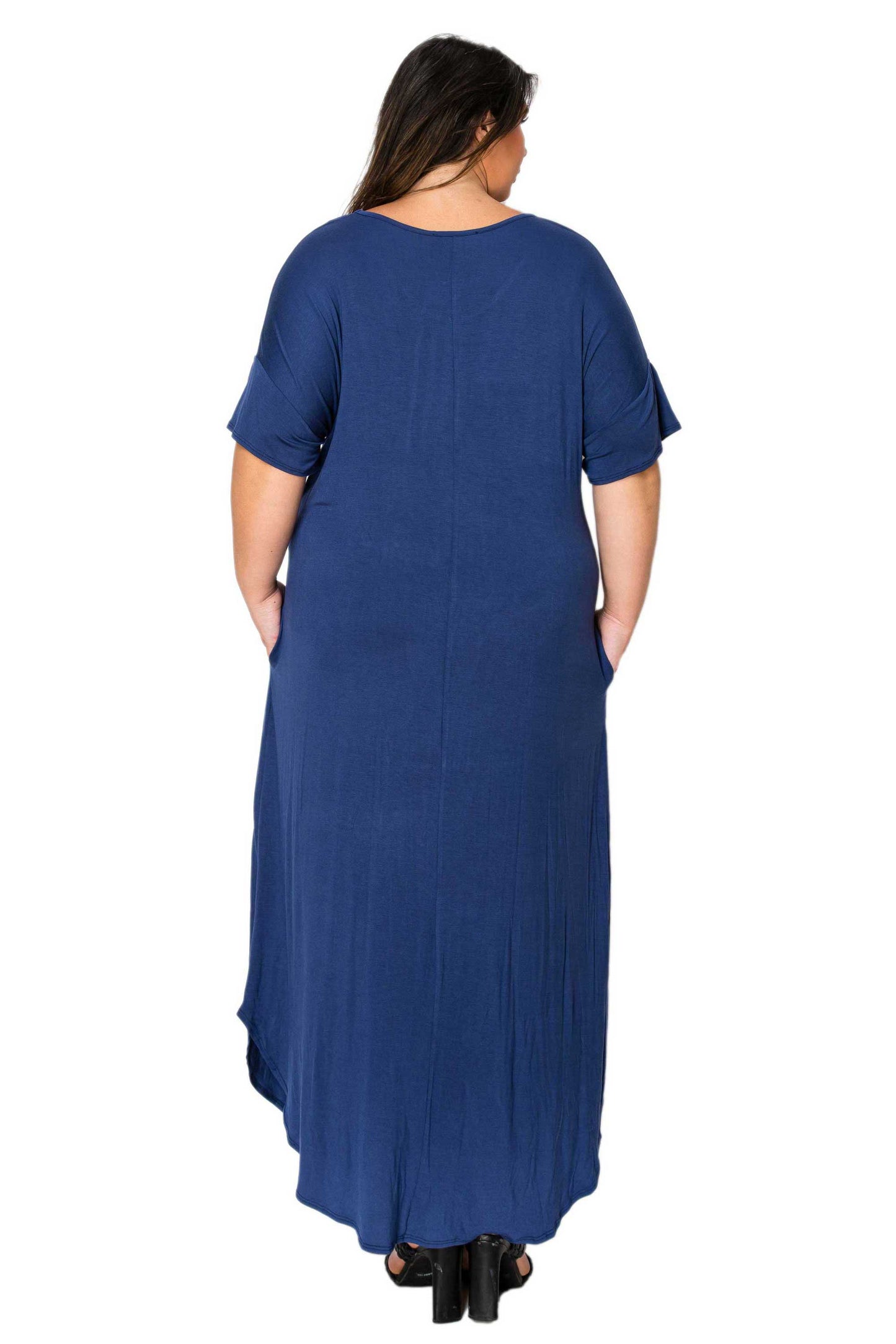 L I V D Women's Plus Size Scarlett Maxi Pocket Dress