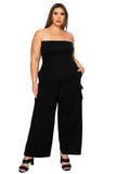 L I V D Women's Plus Size Yumi Sleeveless Cargo Jumpsuit