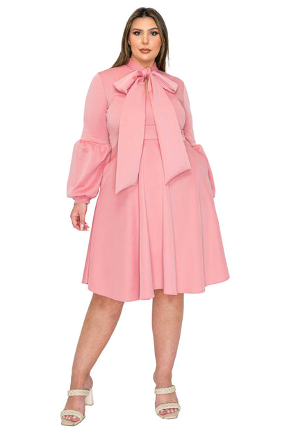 L I V D Women's Plus Size Bekah Flare Pocket Dress