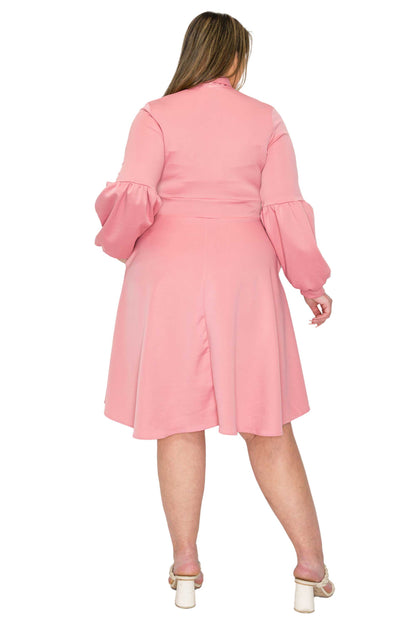 L I V D Women's Plus Size Bekah Flare Pocket Dress