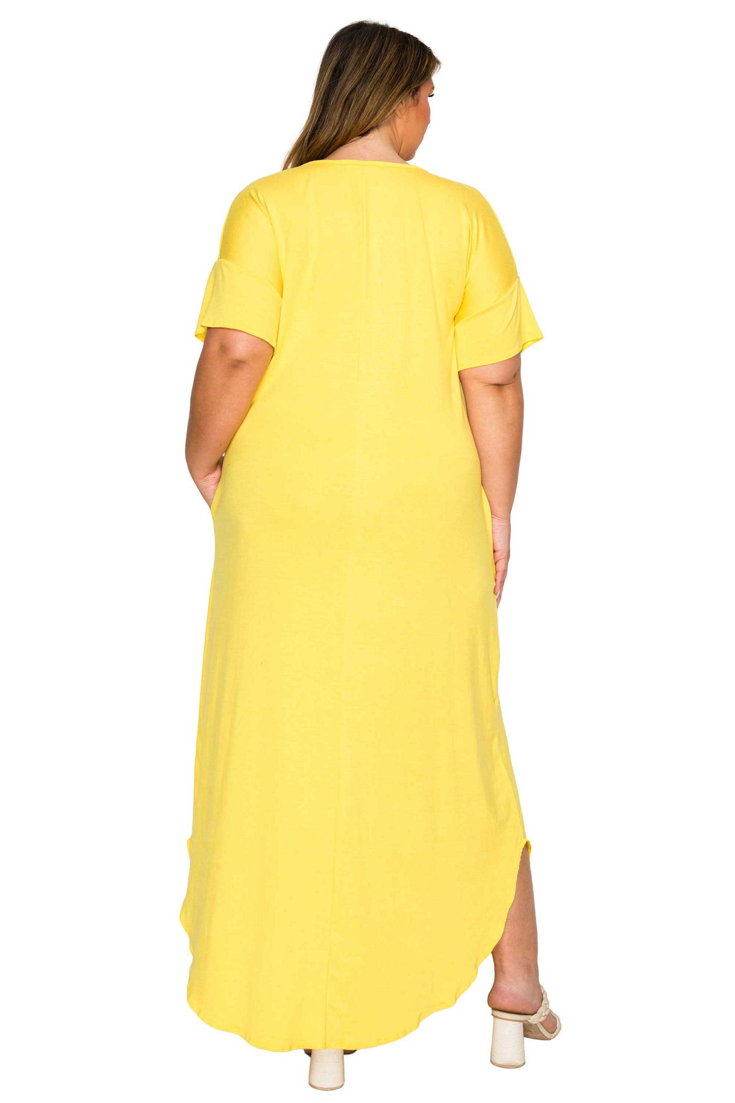L I V D Women's Plus Size Scarlett Maxi Pocket Dress