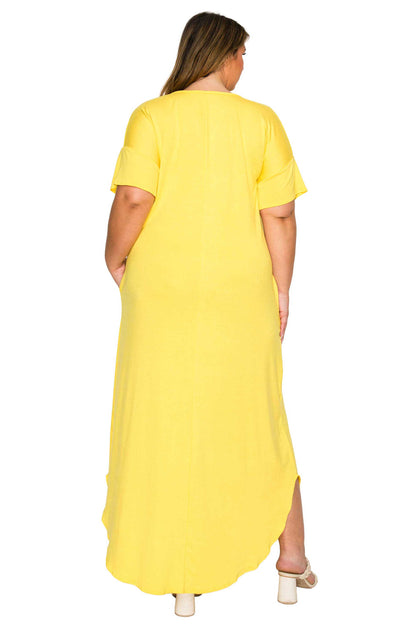 L I V D Women's Plus Size Scarlett Maxi Pocket Dress