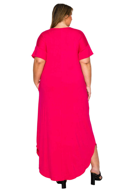 L I V D Women's Plus Size Scarlett Maxi Pocket Dress